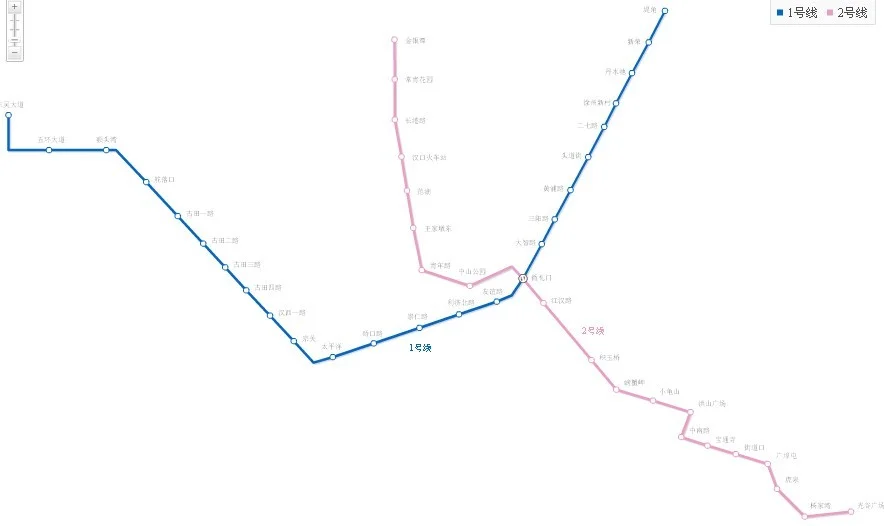 武汉地铁有几条线路（武汉所有地铁图）3