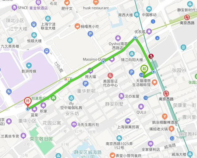 上海巿南京路坐几号线（南京西路地铁站几号地铁）