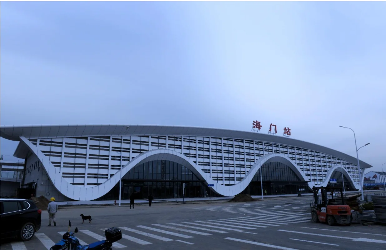 沪苏通铁路启东高铁站在什么地方（启东高铁）2