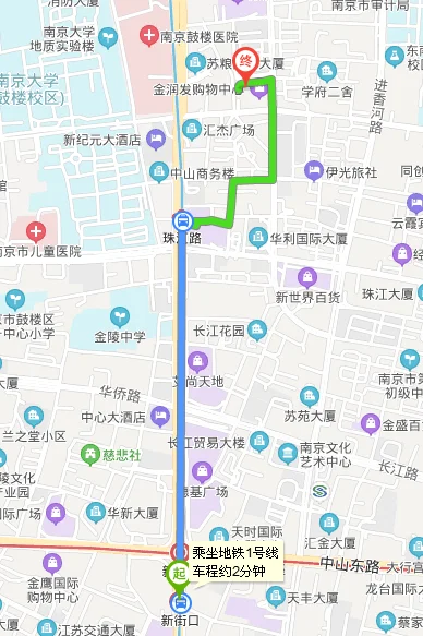 南京地铁新街口站如何换乘2号线（南京新街口地铁站到生殖中心）
