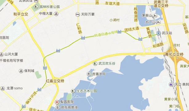 武汉地铁四号线罗家港站在哪（武汉市地铁4号线欢乐大道出口地图）3