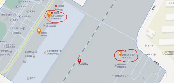 去武昌火车站的地铁是几号线（武昌站地铁出口d）