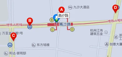 深圳地铁老街站至赤尾站（赤尾地铁站附近公交站台）