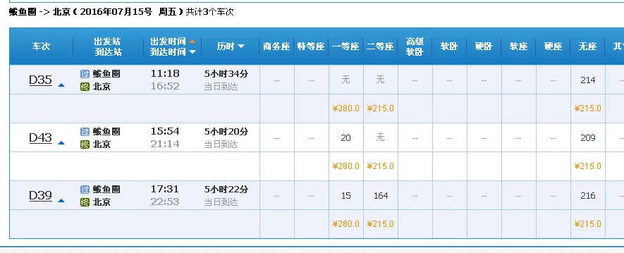 鲅鱼圈到北京高铁时间(鲅鱼圈至北京高铁)2