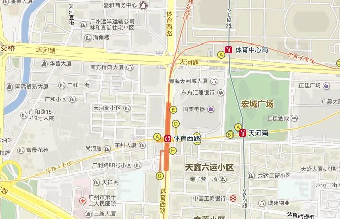 请问广州地铁大塘是几号线 我在体育西路怎么坐车(体育西财富广场地铁几号线到)2