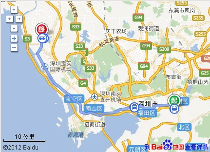 深圳地铁11号线机场北站A出口到福永（地铁11号线到福永广场）