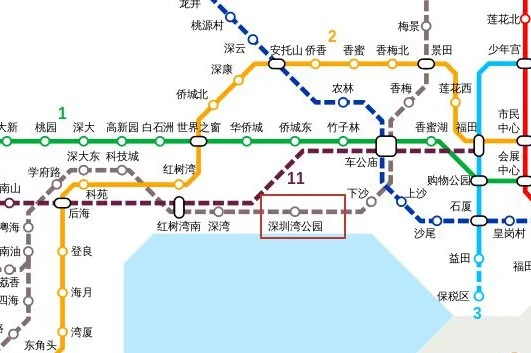 深圳红树林是在哪个地铁站下(固戍红树湾公园地铁站)4
