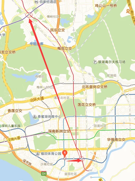 深圳北地铁站到石厦地铁站怎么走（石厦地铁出口）