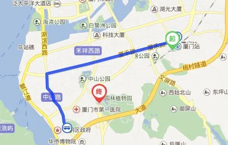 厦门铁路文化公园左边和右边的终点分别到哪里(厦门铁路公园路线图)1