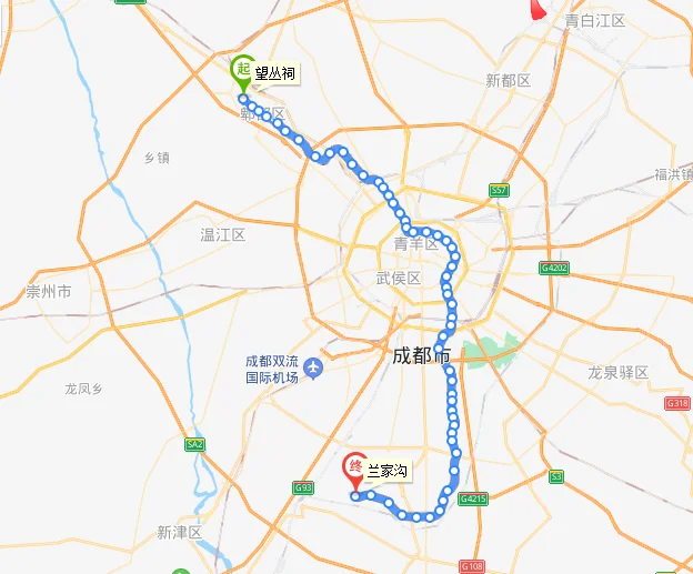 成都市地铁六号线起点与终点及途径各站(成都郫县地铁6号线站点)2