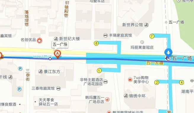 去做几号地铁线去五一广场（五一广场地铁出口图）2