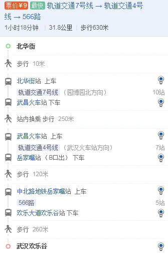 到武汉工程科技大学坐7号线到北华街站下还是到纸坊大街站下哪个近些（北华街地铁站）4