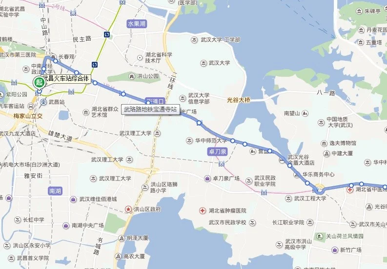 武汉地铁换乘公交免费（武汉公交换乘地铁站）3