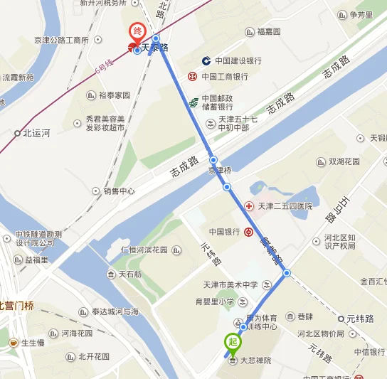 天津地铁1号线的站点周边（天津社科院最近的地铁站）3