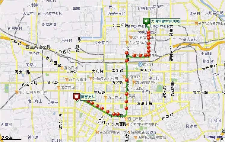 请问我从西安北客站坐哪几号线地铁地铁可以到交大一附院（西安北方医院坐地铁到哪一站）3