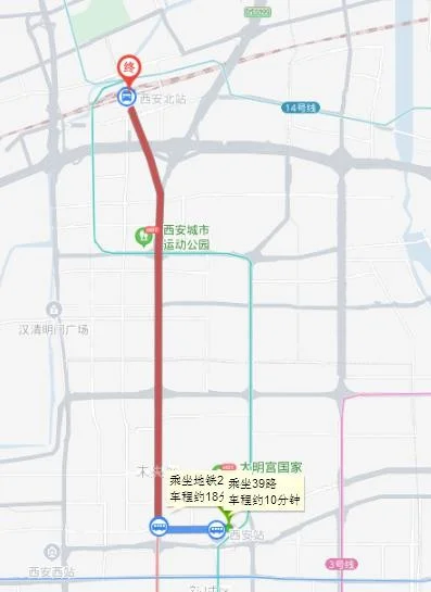 从西安高铁站乘地铁二号线到韦曲南站票价多少（西安地铁韦区南到西安北站多长时间）