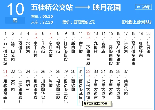 成都地铁10号线的换乘站点有哪些（成都市10路地铁经过站点）6