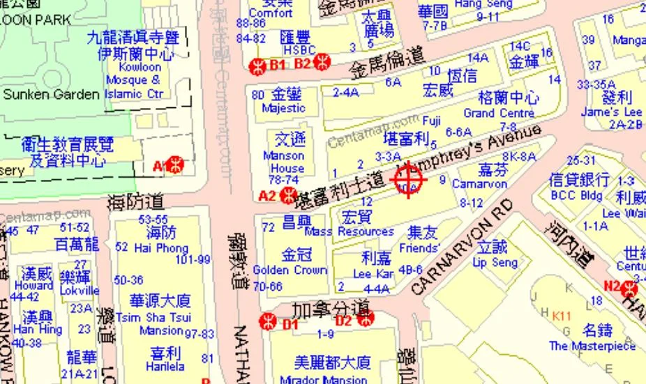 请问从尖沙咀地铁站怎么到海港城和DFS（尖沙咀地铁站出口到棉登径28号）2