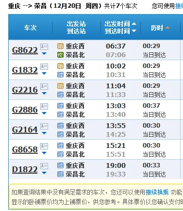 重庆到荣昌高铁时刻表（荣昌高铁）5