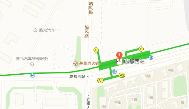 成都有几个高铁站（成都北站到成都西站坐几号地铁线路）