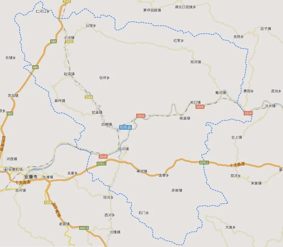 铁路交通地图（安康铁路地图）2