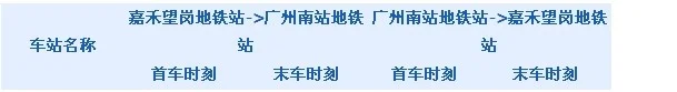 广州南站到广州火车站地铁末班几点（广州南站地铁几点）