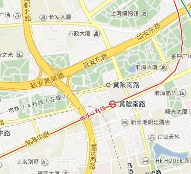 在上海坐地铁几号线到淮海路（上海地铁地铁淮海路到商场路）3