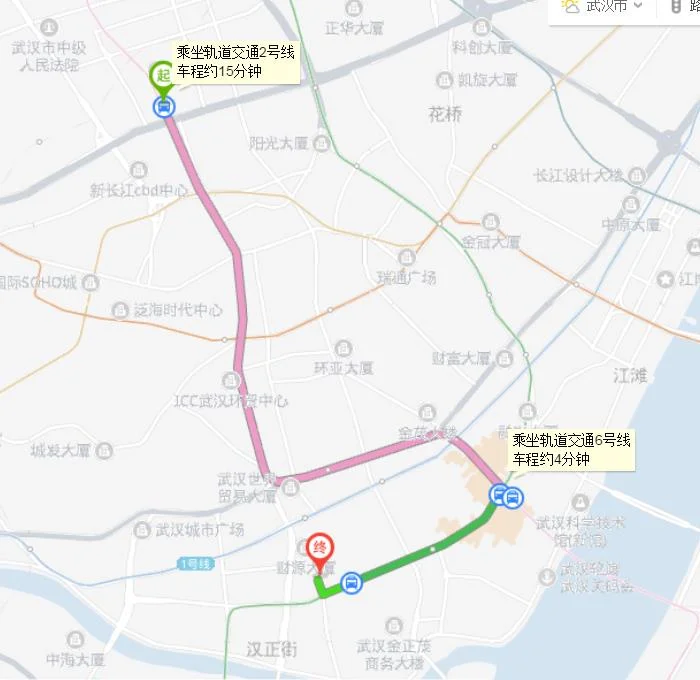 从汉口火车站到武汉大学人民医院地铁路线怎么走谢谢（汉口火车站武汉一医地铁站）