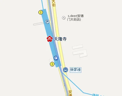 南京地铁一号线与三号线的路线图跪谢！（天隆寺地铁站停车）