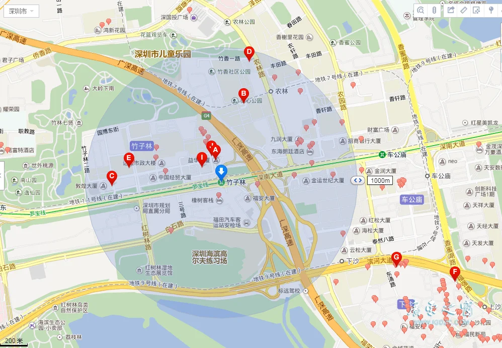 深圳地铁竹子林站的简介（深圳地铁竹子林）