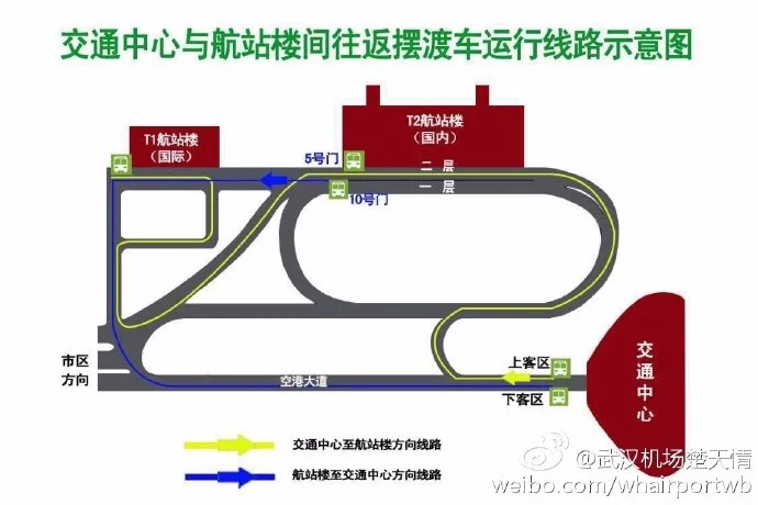 武汉地铁2号线为什么不直接到机场里面（武汉地铁机场线到T2）2