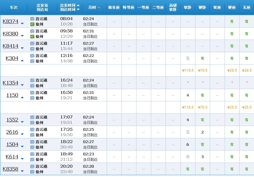 g7791高铁时刻表查询(定远到徐州的高铁时表)