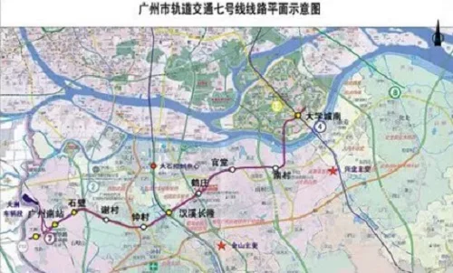 广州地铁7号线线路图(广州地铁7号线路图)4