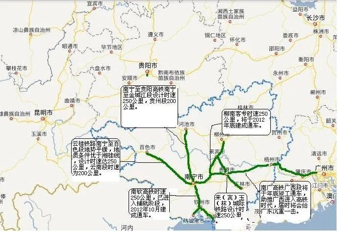 广西高铁规划路线图(广西高铁地图高清版)5