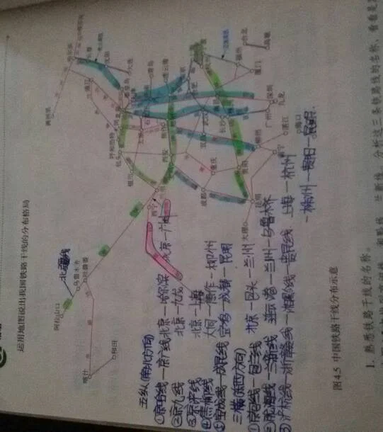 中国铁路干线地图(铁路干线分布图清晰)4