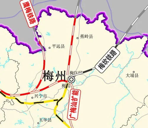 丰顺东站的梅汕铁路（梅汕铁路评论）