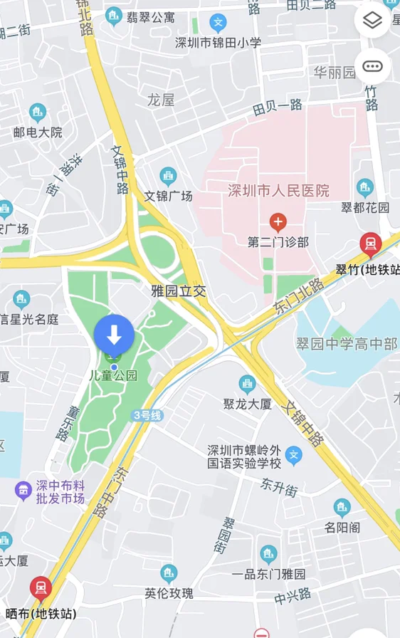龙华地铁站到深圳儿童公园怎么走（晒布地铁站c出口到儿童乐园怎么走）