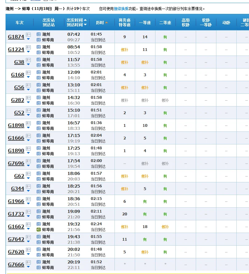 湖州至曲阜高铁经过哪几个站（湖州到蚌埠南高铁）