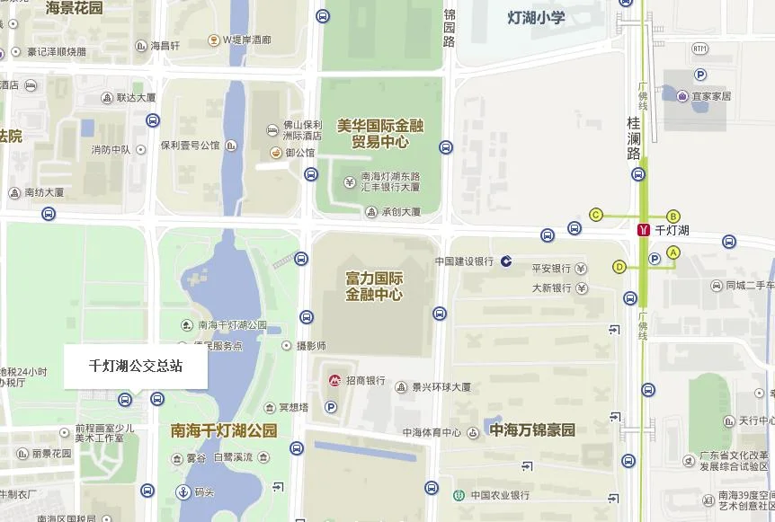 佛山地铁千灯湖站出口在哪里（千灯湖地铁什么出口）2