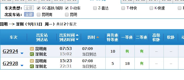 昆明到深圳北的高铁要过哪些站(昆明到深圳高铁要多久)4