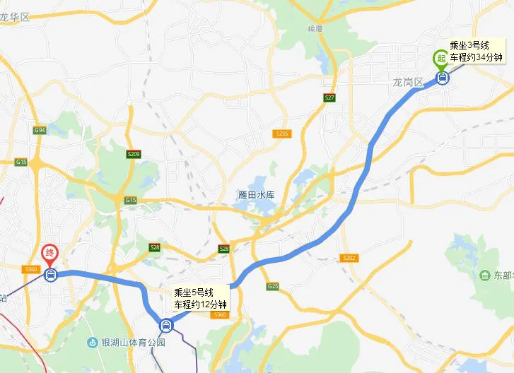 五和地铁哪个出口出来就是公交站(香梅北地铁站到五和地铁站C出口)1