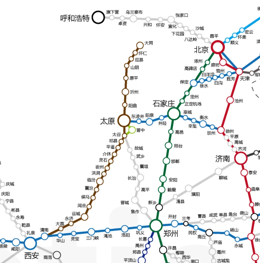 山西有哪几个火车站(山西铁路图)2