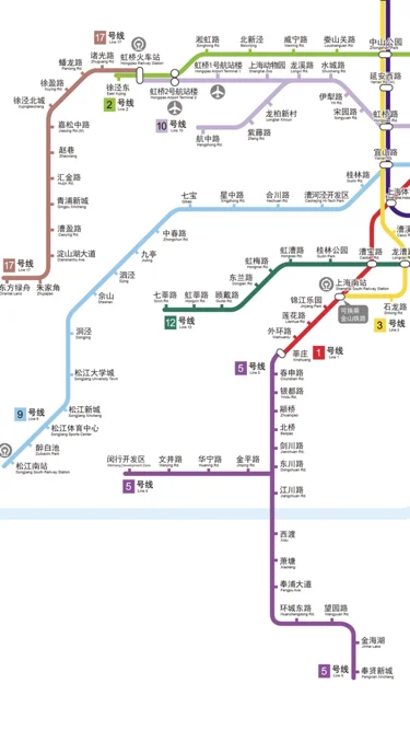 上海地铁5号线在哪里可以换7号线8号线9号线10号线(上海地铁8号线换5号地铁)2