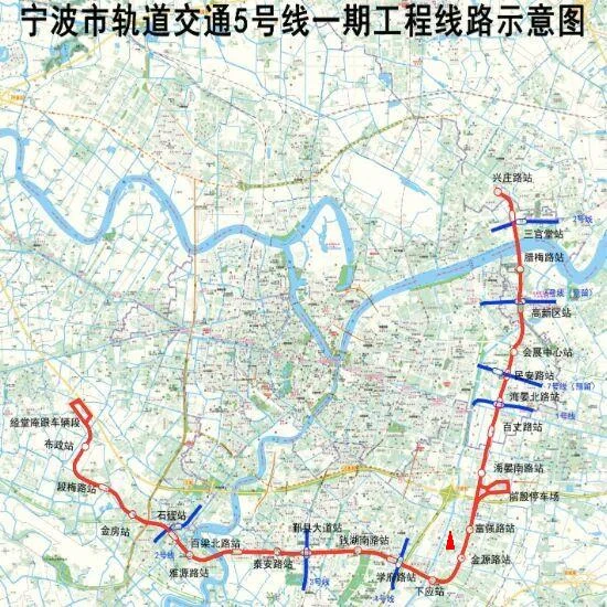 地铁5号线江城路站出入口有几个会建在哪个位置（鄞州5号地铁出口都在哪些地方）
