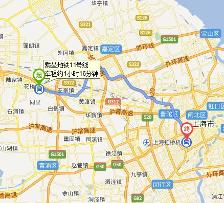 从徐家汇乘地铁11号线到花桥需要多少时间（徐家汇到花桥地铁路线）