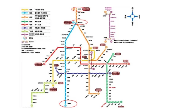 广州白云机场到广州南站有没有直达地铁站怎么走需要多长时间（广州白云机场买到广州南地铁怎么买）