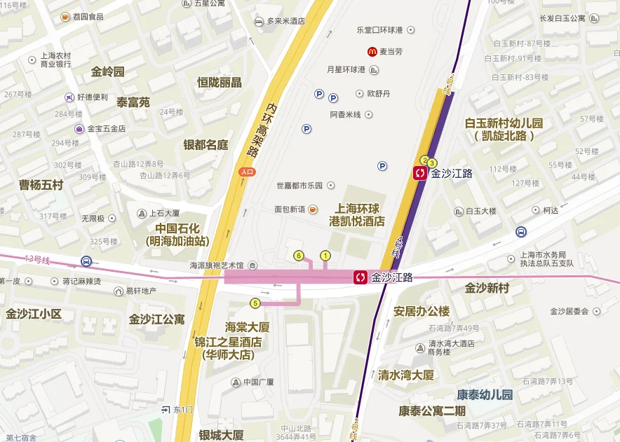 上海地铁1、10号线如何换乘13号线(上海4号线怎么换13号线地铁站)2