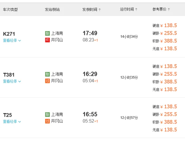 郑州市到井冈山风景区旅游通高铁吗（上海到井冈山有高铁吗）