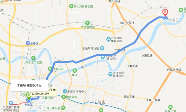宁波地铁2号线二期站点有哪些（聪园路地铁站出口）