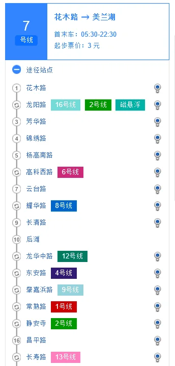 上海坐7号线可以转到12号线上吗（上海12号线转7号线地铁站）